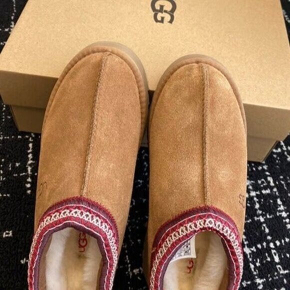 UGG Tazz Chestnut Platform Mule Clog Slipper - Picture 3 of 5